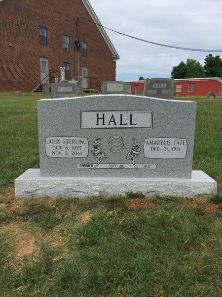 An upright companion monument allows couples to rest in peace next to another. 